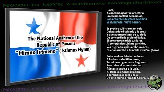Panama National Anthem &quot;Himno Istmeno&quot; INSTRUMENTAL with lyrics