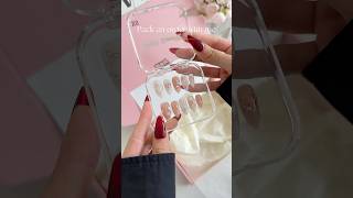 ASMR Order Packing for McKenzie💕 #pressonnails #asmr #packingorders #smallbusiness