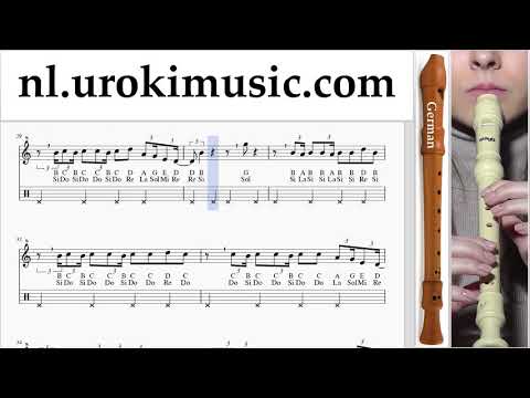 Blokfluit Leren Spelen (G.) Jonas Brothers - Cool Tablatura um-i-n799