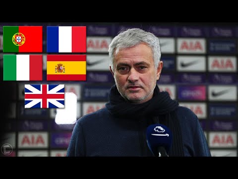José Mourinho Speaking 5 Different Languages