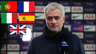 José Mourinho Speaking 5 Different Languages