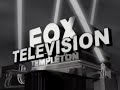 Fox Timothy Templeton Television Logo 1984 1992 B W Version