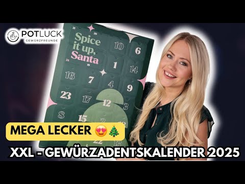 XXL Gewürz-Adventskalender 2025 von POTLUCK 🎄 Unboxing + Rabattcode