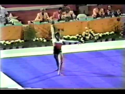 5th EF SUI Romi Kessler FX - 1984 Olympic Games 19.575