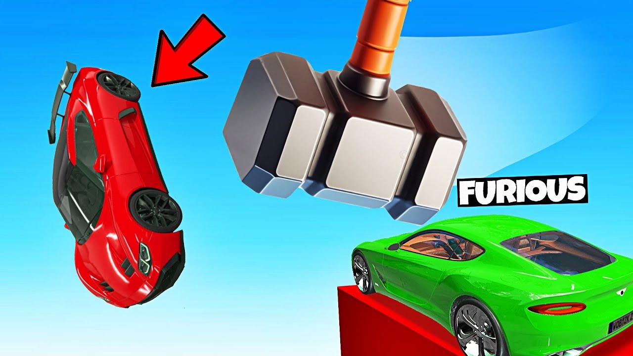 MEGA HAMMER vs Crazy Drivers! (BeamNG.drive)