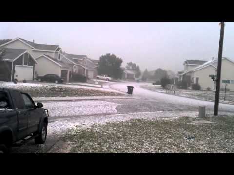 Hail storm 30Aug13 Rapid City, SD
