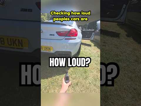How LOUD is a 800HP BMW M6 Competition LOUDNESS TEST 😮 #shorts #bmw #germancars