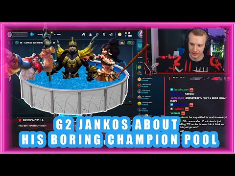 G2 Jankos About His Boring Champion Pool