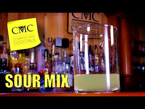 🍋 How To Make Sour Mix | Bartending 101