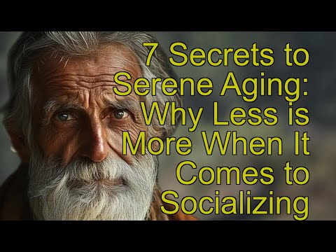7 Secrets to Serene Aging: Why Less is More When It Comes to Socializing