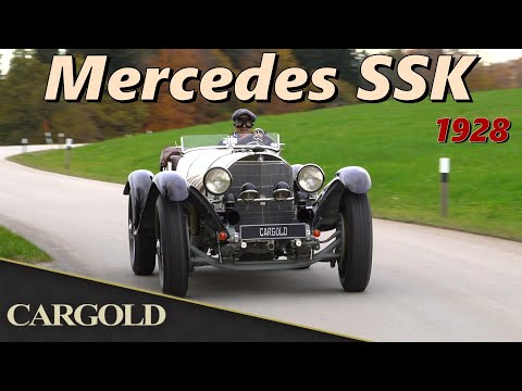 Mercedes SSK, 1928, brachiale Urgewalt mit 7,1l Hubraum und Kompressor! F1 Rennwagen der 20er Jahre