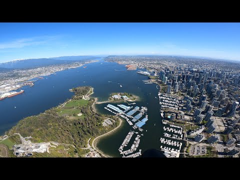 Metro Vancouver 1500ft aerial view in 4K 2023-04-29