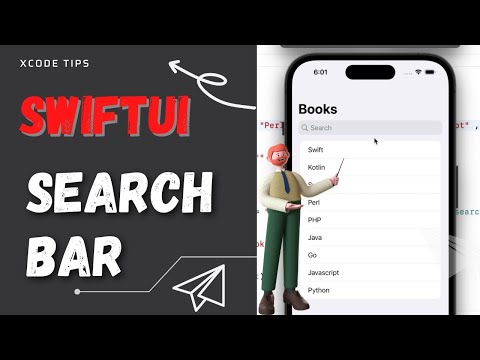 Create Search Bar on top of TableView SwiftUI Xcode 14 (2022)