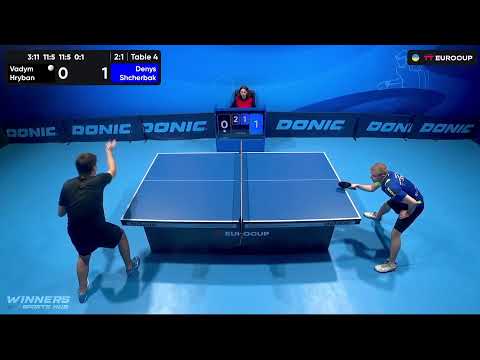 09:55 Vadym Hryban - Denys Shcherbak 24.09.2023 TT Euro.Cup Ukraine Star. TABLE 4