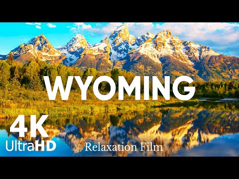 WYOMING in 4K ULTRA HD  - Amazing Beautiful Landscape | Aerial Drone | Scenic Relaxation Film