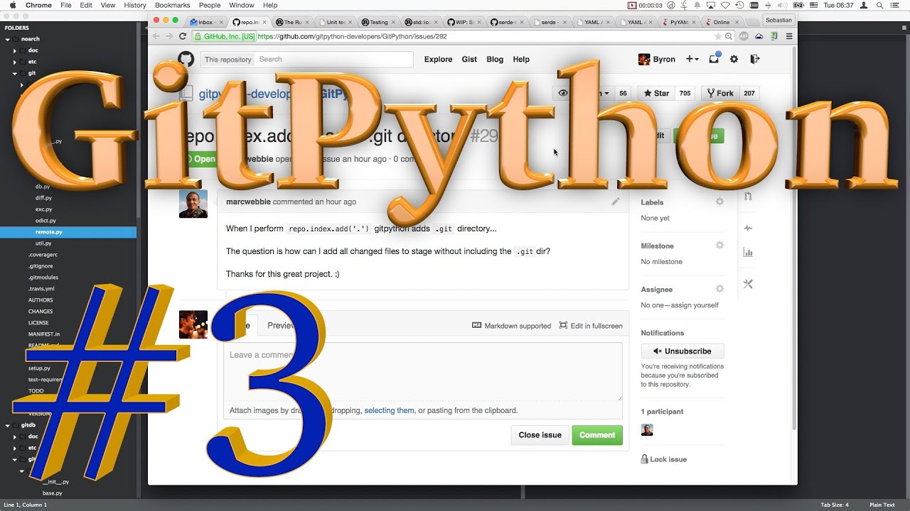 GitPython #3 [answer issue 292 - using git add -u]