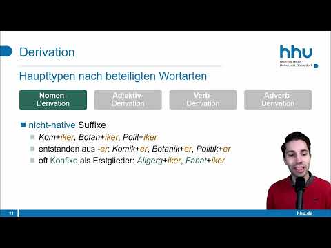 Wortbildung (Teil 2): Derivation und Konversion | Grammatik