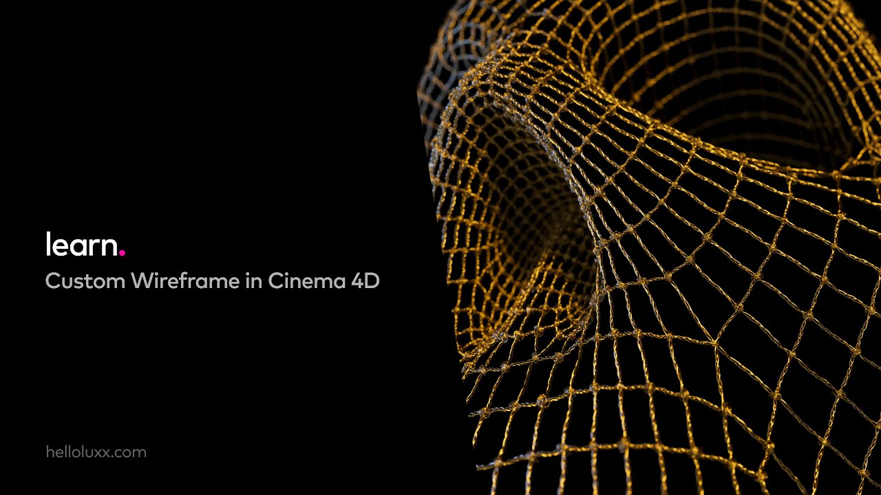 Custom Wireframe in Cinema 4D