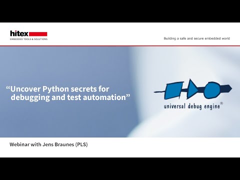 Hitex Webinar with PLS: Uncover Python secrets for debugging and test automation