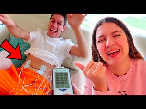 LUÌ HA PROVATO IL SIMULATORE DI PARTO!!