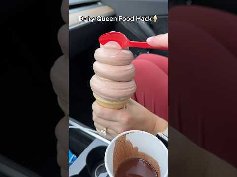 Eating Dairy Queen Chocolate Ice Cream Food Hacks For The Day!