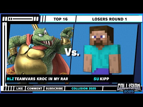 Collision 2025 - Top 16 - KROC IN MY RARI (King K. Rool) VS Kipp (Steve) - Squad Strike Singles