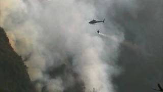 preview picture of video 'incendio agosto 2007 Aterrana'