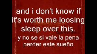 My eyes burn - matchbook romance subtitulado(ingles/español)