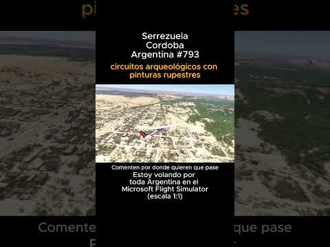 Serrezuela, Cordoba desde el Microsoft Flight Simulator #serrezuela #cordoba #joaha45 #msfs