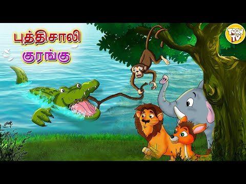 Tamil Stories | புத்திசாலி குரங்கு l Tamil Moral Stories | Bedtime Stories | Fairy Tales l Toon Tv