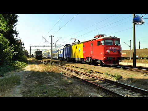 Tricolora 41-0724-5, 060-EA1 41-0145-3&Delfinul 477-598-3 in Gara Ciulnița Station 02 September 2020