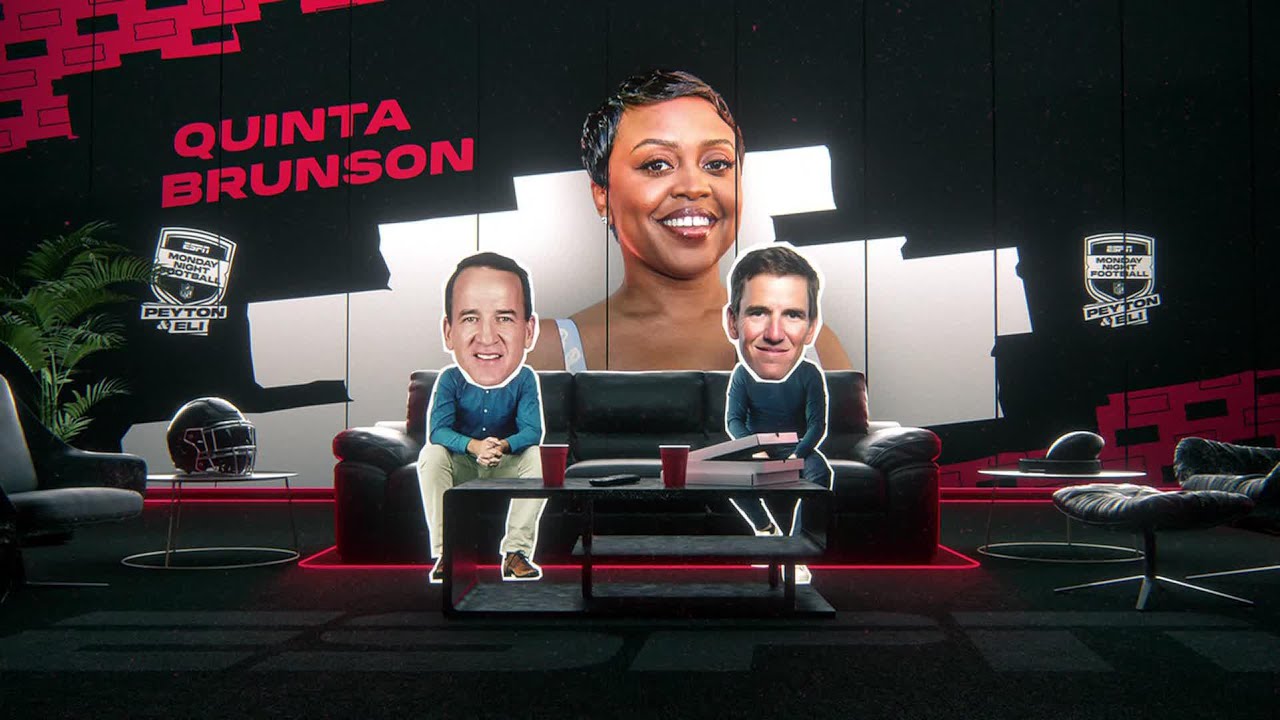 Quinta Brunson joins Peyton & Eli during Eagles vs. Packers | 'MNF ManningCast'