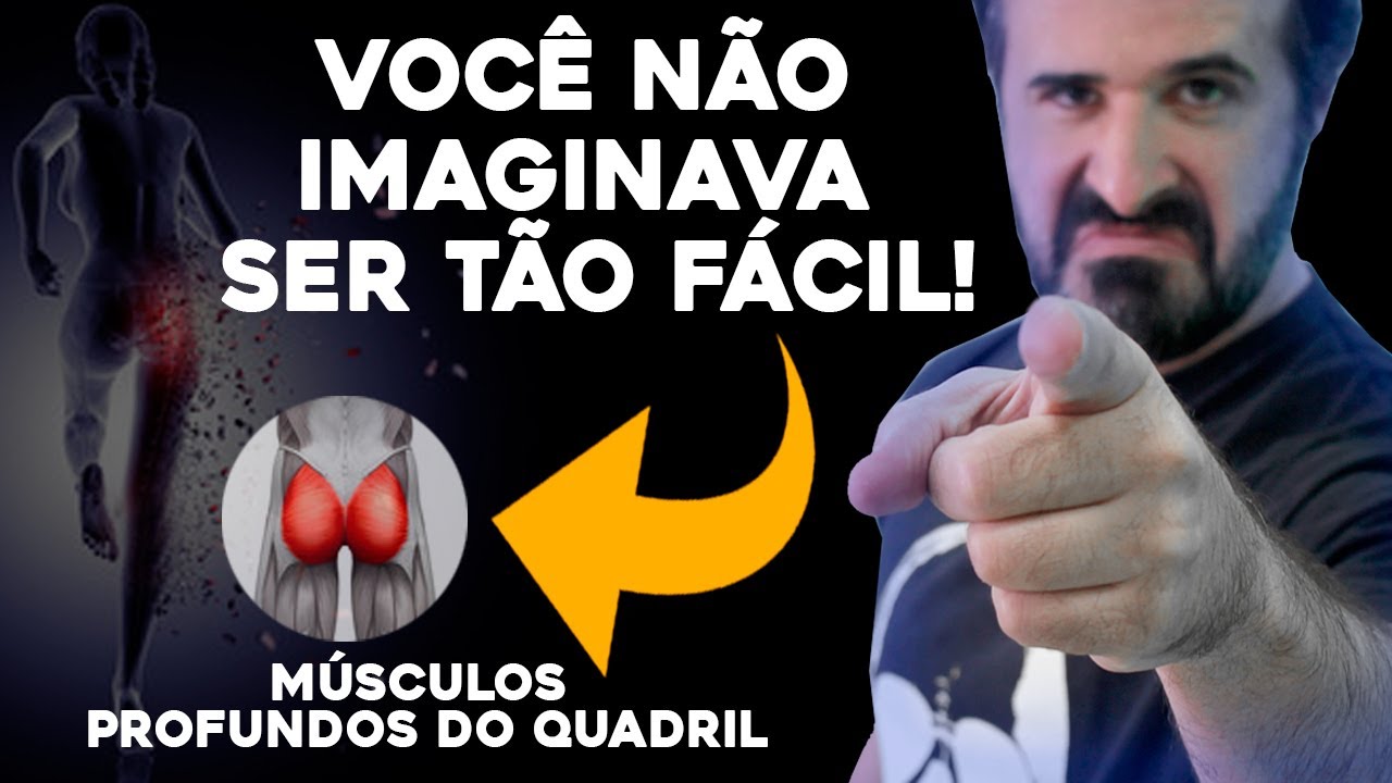 MÚSCULOS PROFUNDOS DO QUADRIL: EU APOSTO QUE VOCÊ NÃO IMAGINAVA SER TÃO FÁCIL!