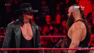 The Undertaker Returns and Destroy Braun Strowman 