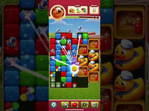 Toon Blast Level 7307 4th Attempt 1 Star GR8 Momz Play Gamez