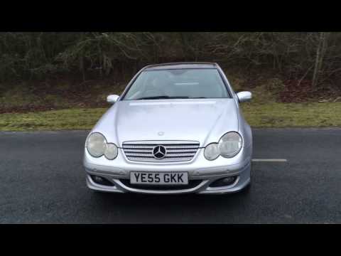 2005 55 MERCEDES-BENZ C CLASS 2.5 C230 SE 3d AUTO 202 BHP LEATHER SUNROOF MOT 11/17