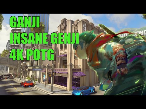 GANJI INSANE GENJI GAMEPLAY POTG - PRO OVERWATCH SEASON 28