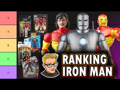Tier List - Ranking Hasbro and Toy Biz Marvel Legends Avengers Iron Man Action Figures