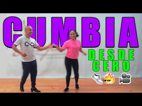 Learn to Dance CUMBIA since Zero | Steps with couple Tutorial || Dance On Fire