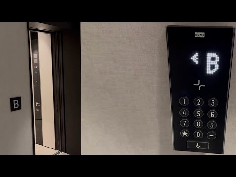 HIGH-RISE 2020 KONE Polaris Elevators at skyscraper, Belgrade, Serbia