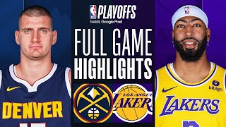 #2 NUGGETS at #7 LAKERS | FULL GAME 4 HIGHLIGHTS | April 27, 2024 Screenshot