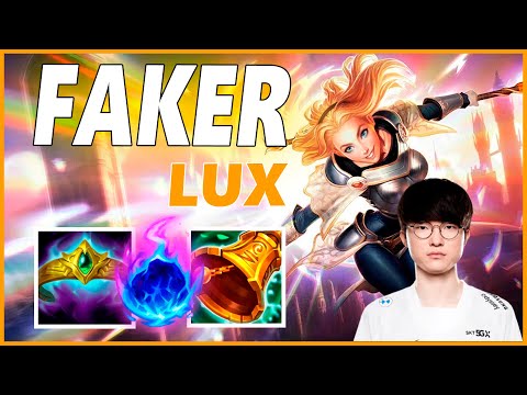 ⚡FAKER LUX SUPPORT GAMEPLAY⚡SEASON 12 LEAGUE OF LEGENDS