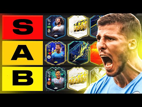 **NEW** RANKING THE BEST DEFENDERS IN FIFA 22 ULTIMATE TEAM!! (Tier List)