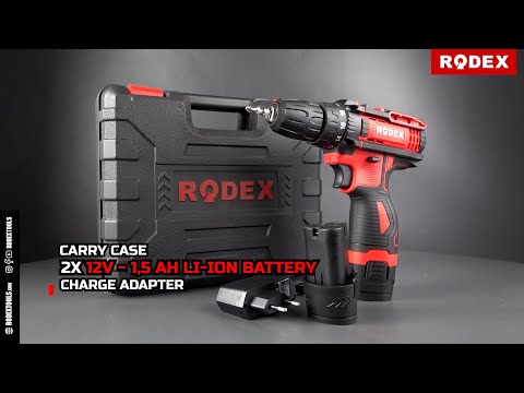 RODEX CORDLESS DRILL - RDX3321