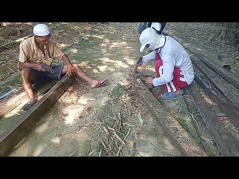 Cara membuat kuda kuda rumah berukuran 6,5 cm X 9,5 cm