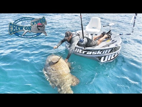 Huge Goliath Grouper Little Boat Fishing Challenge + Here It Is