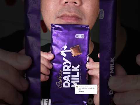 ASMR Cadbury Dairy Milk Chocolate vs knock knock chocolat🍫 .#DoctorTristanPeh #shorts