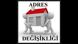 ADRES DEĞİŞİKLİĞİNİN SGK'NA BİLDİRİLMESİ