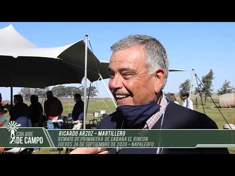 Ricardo Arzoz - Cabaña El Rincón remate de primavera -Jueves 24 de septiembre de 2020 - Napaleofú