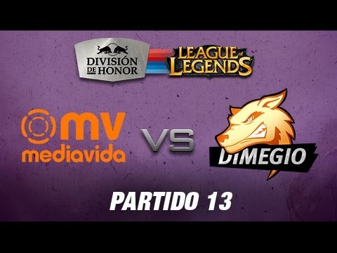 MediaVida vs Dimegio - División de Honor de League of Legends - partido 13